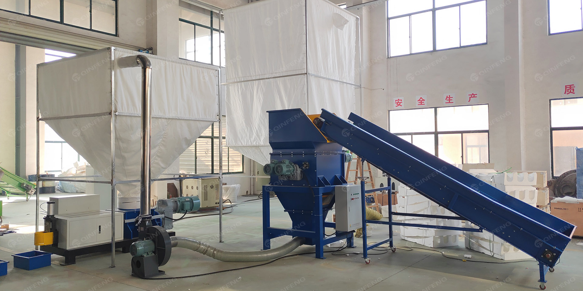 泡沫建筑废料：秦风机械在该领域的回收解决方案